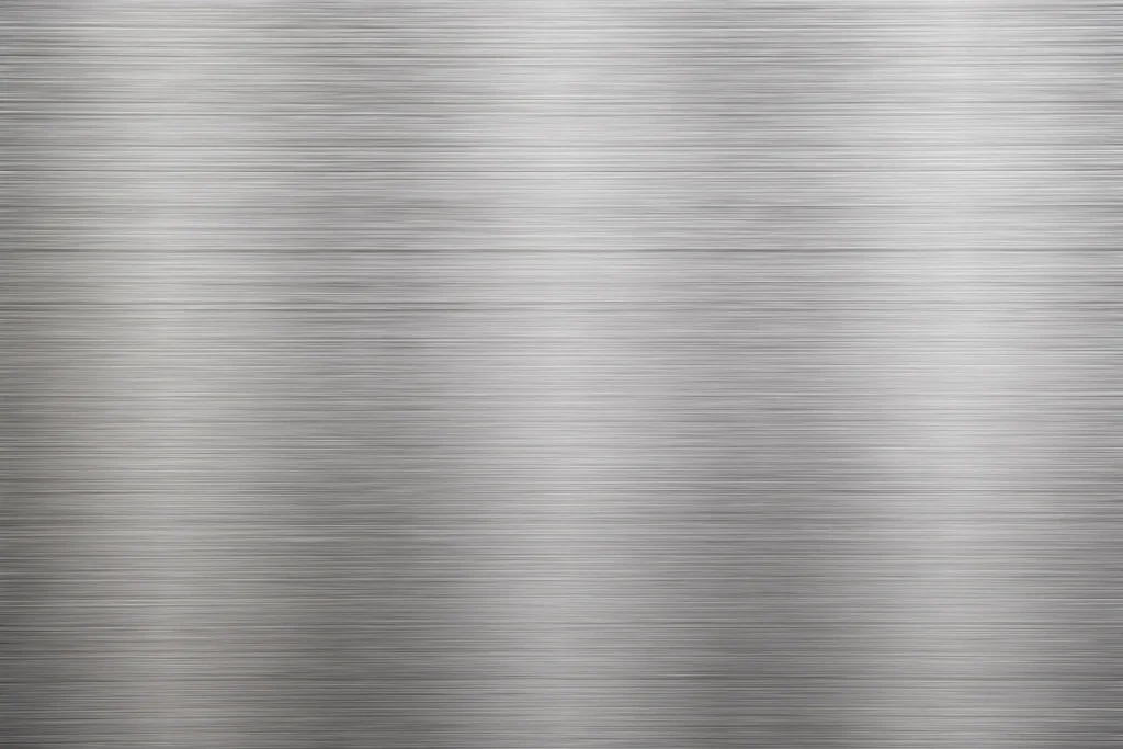 brushed stainless steel