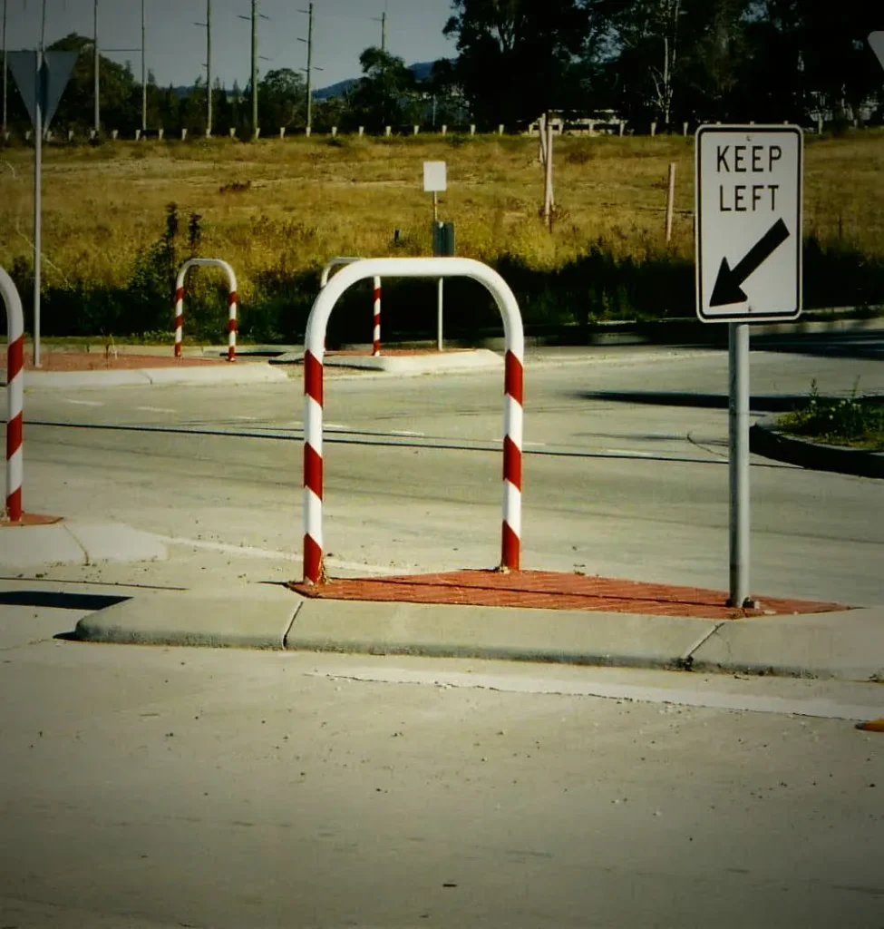 Pedestrian bollards fabricated by GH Fabrications